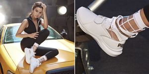 Selena Gomez,PUMA  Phenom Lux,白球鞋,賽琳娜戈梅茲