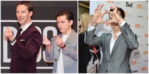 班奈狄克康柏拜區,Benedict Cumberbatch,班尼狄克,手指愛心,奇異博士