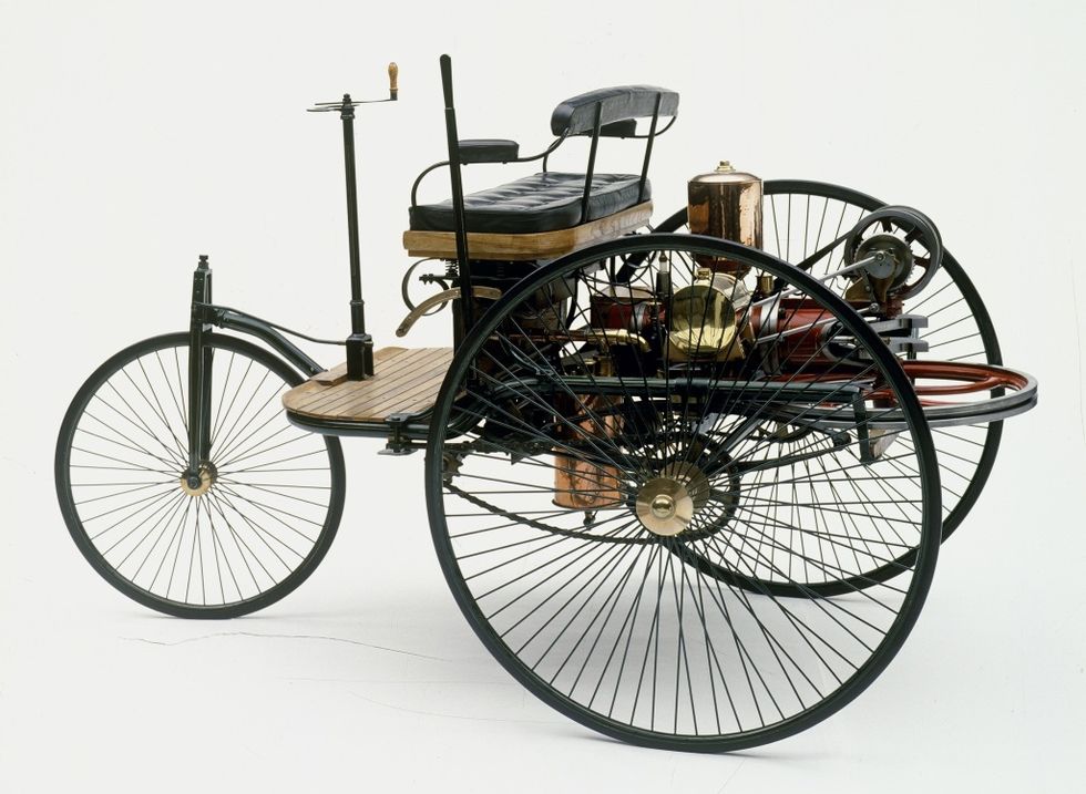 benz patent motorwagen, 1886