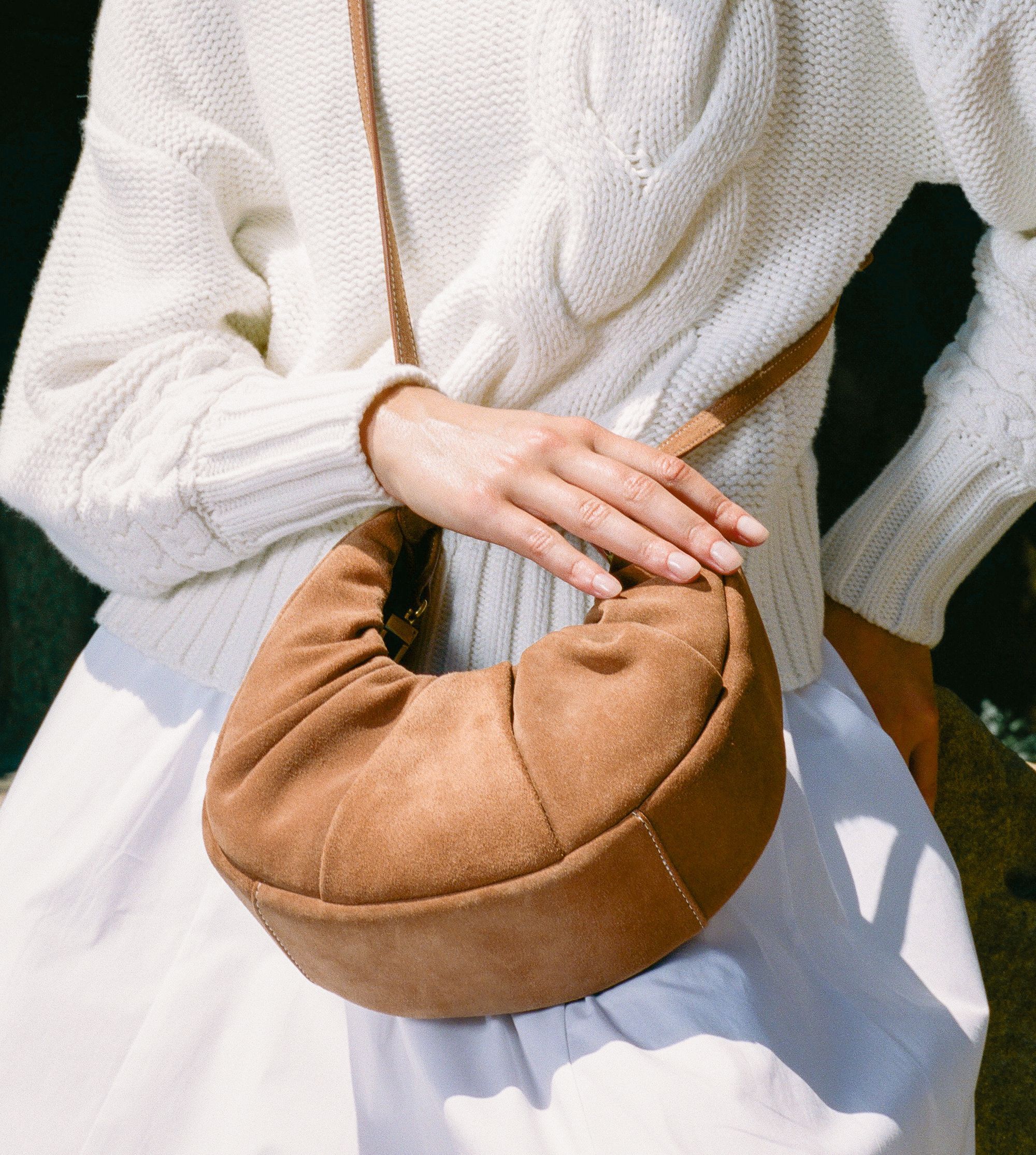 Staud mini soft online moon bag