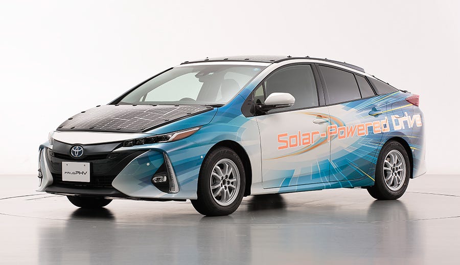 Toyota Is Testing a New Solar-Powered Prius