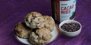 cacao nibs scones