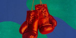 illustration of boxing gloves
