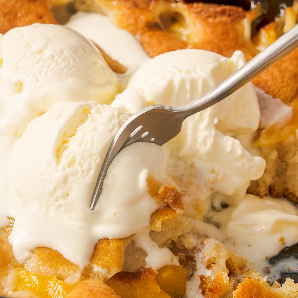bisquick peach cobbler