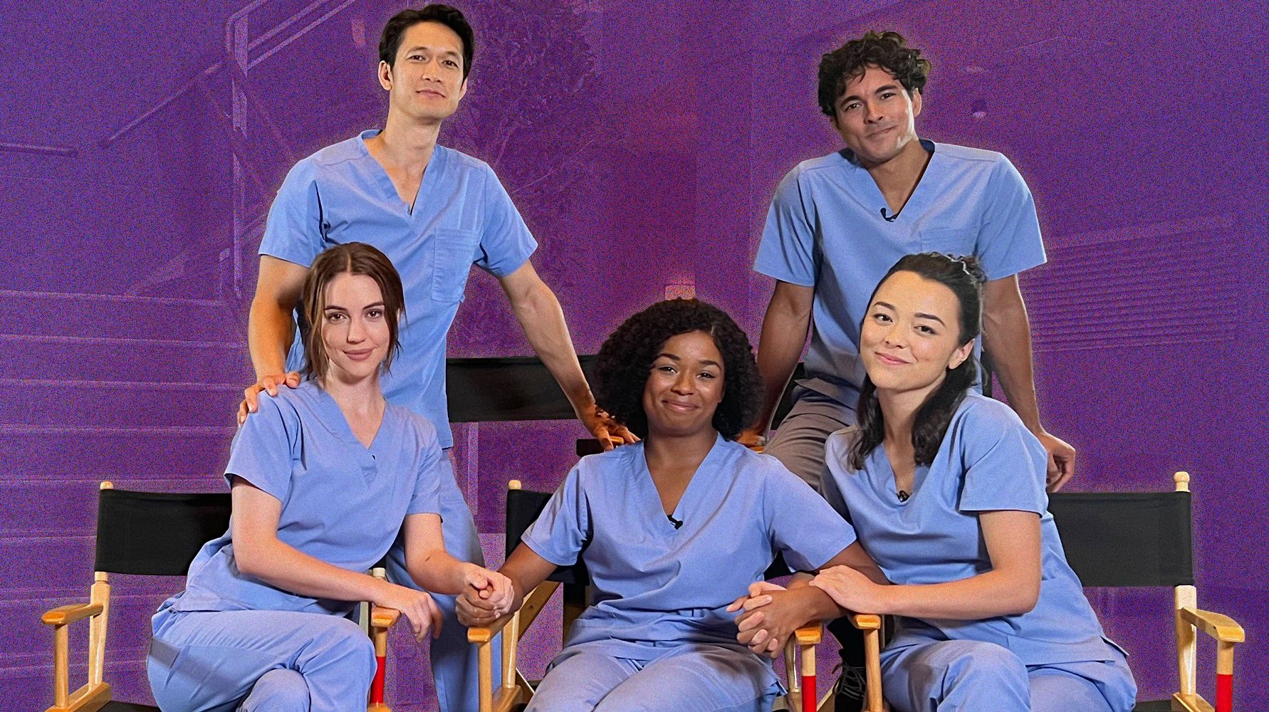 18year Boy Fuck Girl Hard Videos - The 5 New Interns of 'Grey's Anatomy' Reveal All the Details About Their  Debuts in a Behind-the-Scenes Interview