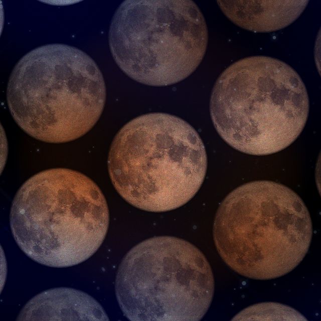 full moon illustration