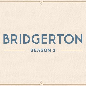 logo that reads bridgerton season three