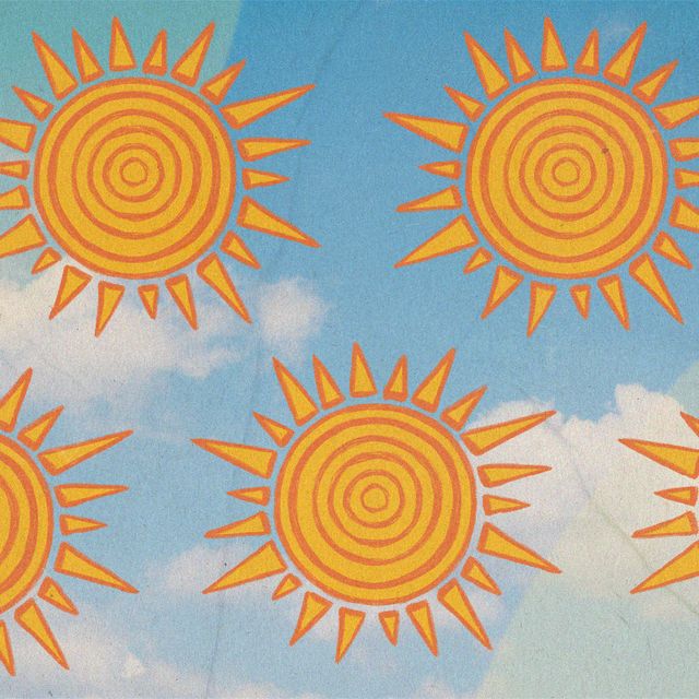 illustration of multiple suns