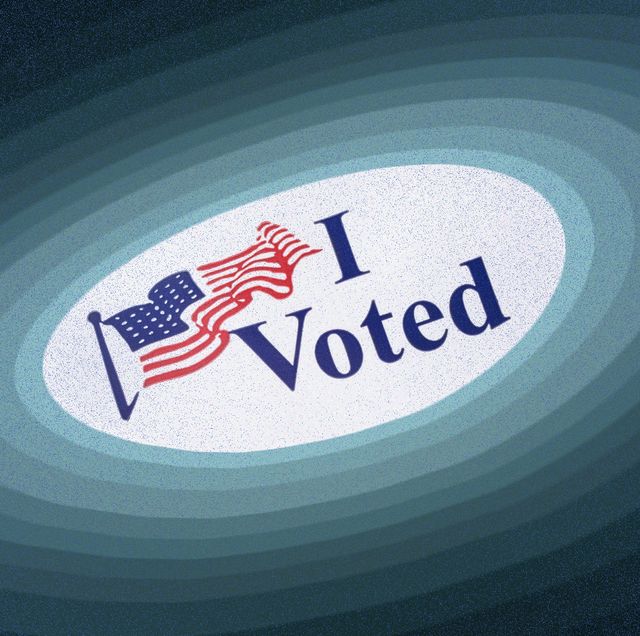 i voted sticker illustration