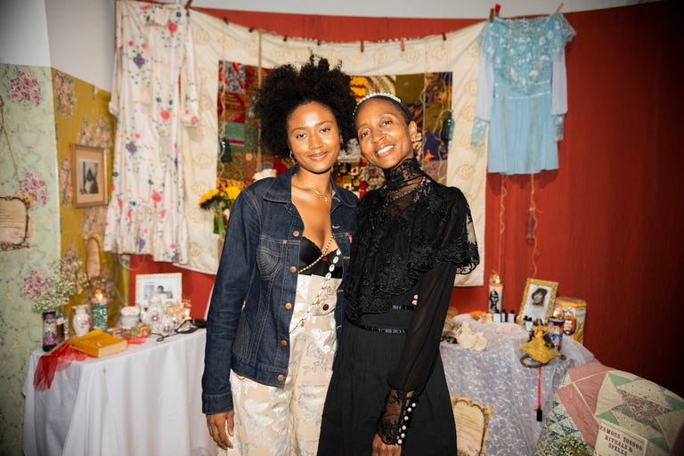 Tina Knowles Lawson and Genel Ambrose on WITNESS Art Exhibit