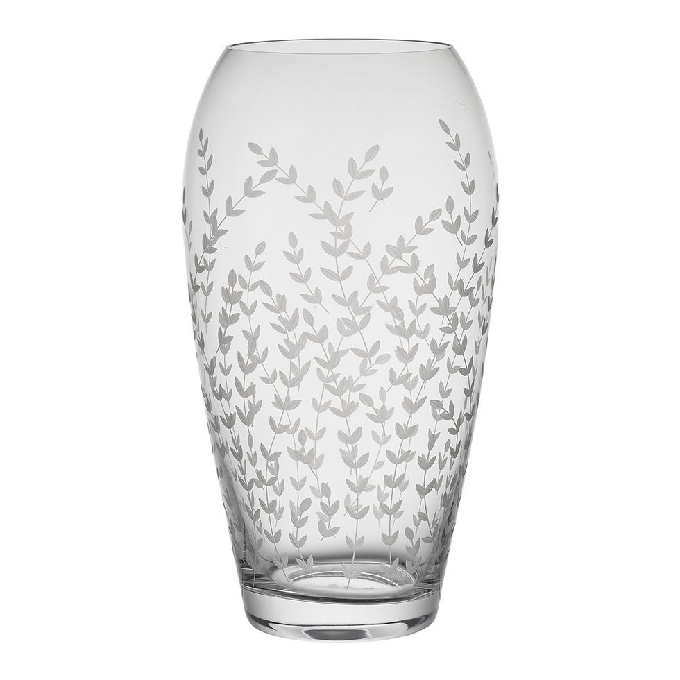 Jarrón de cristal Leaves de El Corte Inglés