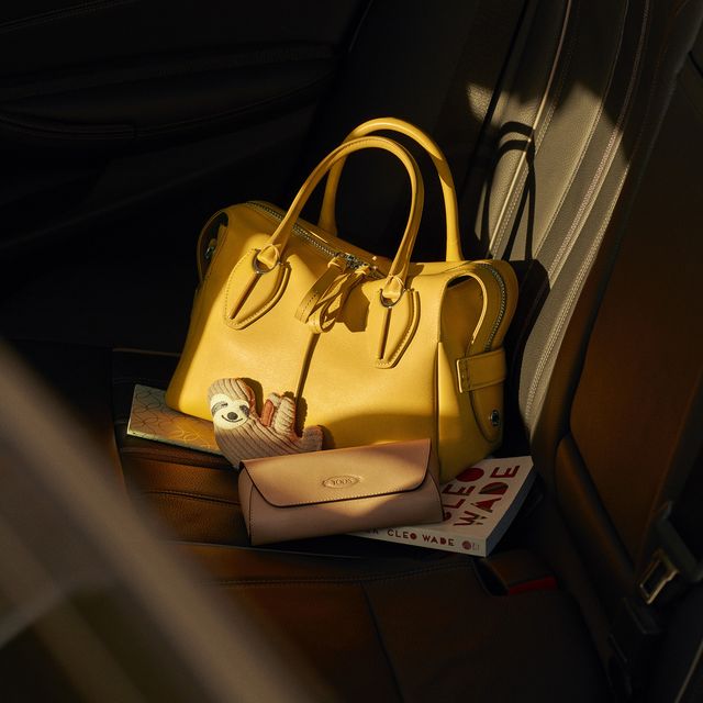 The relaunched Tod's D-Styling bag, the reimagined design of the D Bag made famous by Princess Diana.