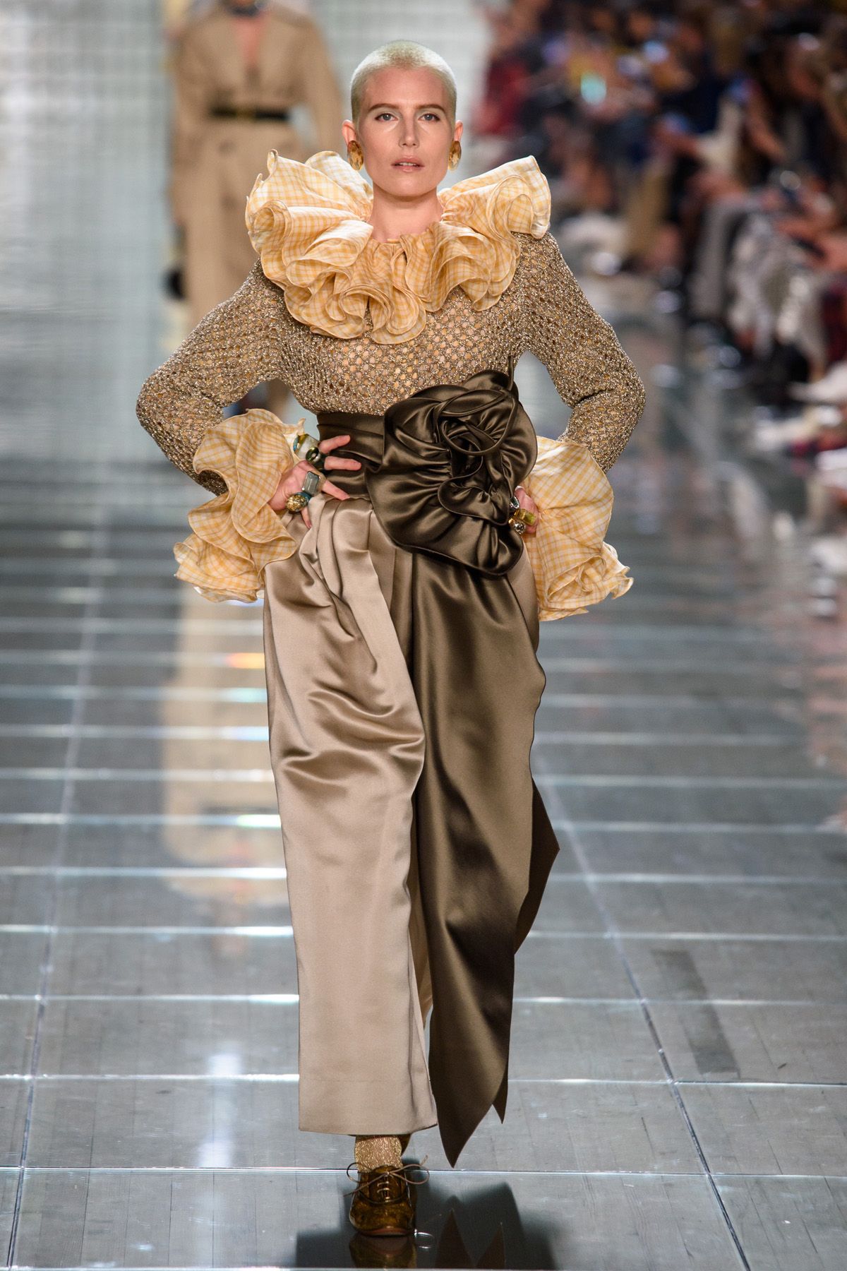 2019SS Marc Jacobs runway  gold cardigan