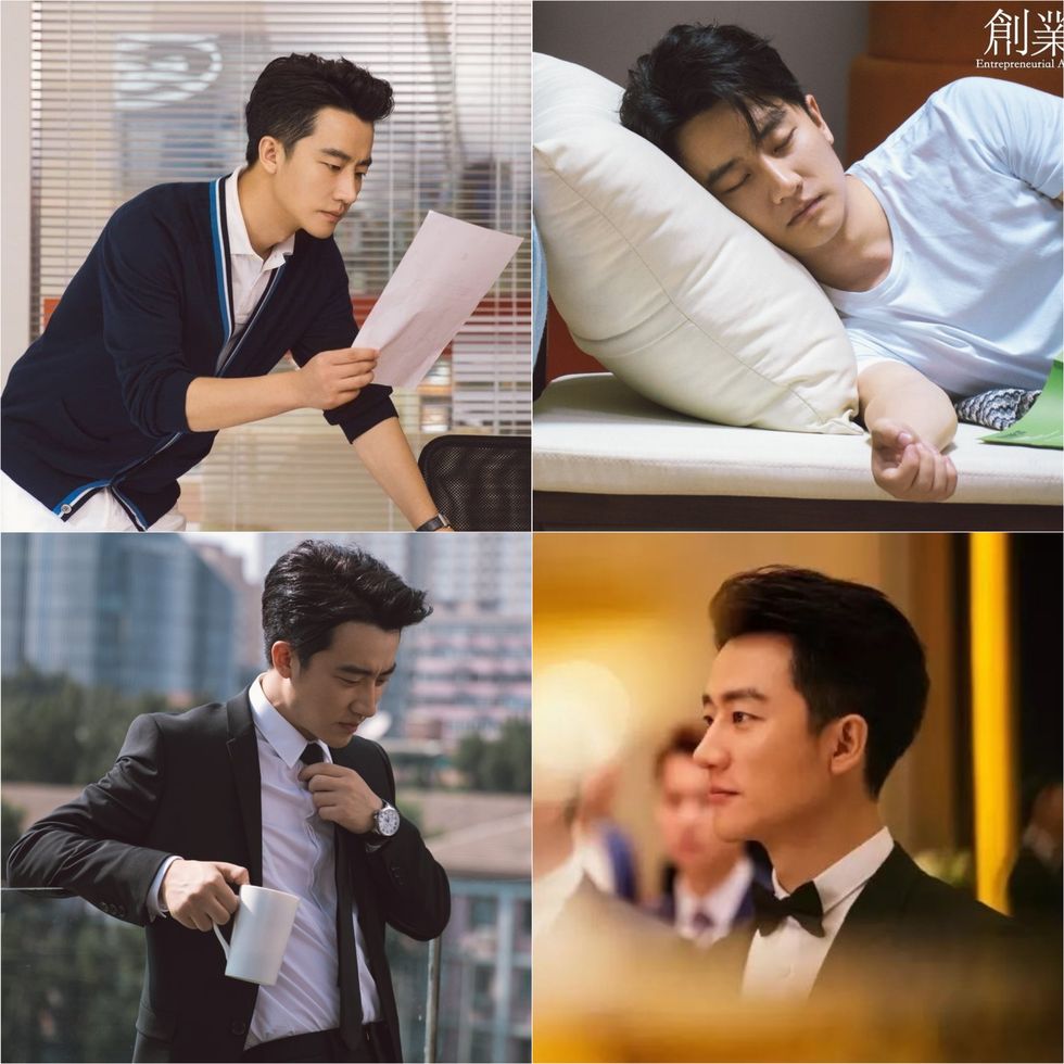 Photograph, Facial expression, White-collar worker, Suit, Happy, Formal wear, Collage, Fun, Gesture, Photography, 