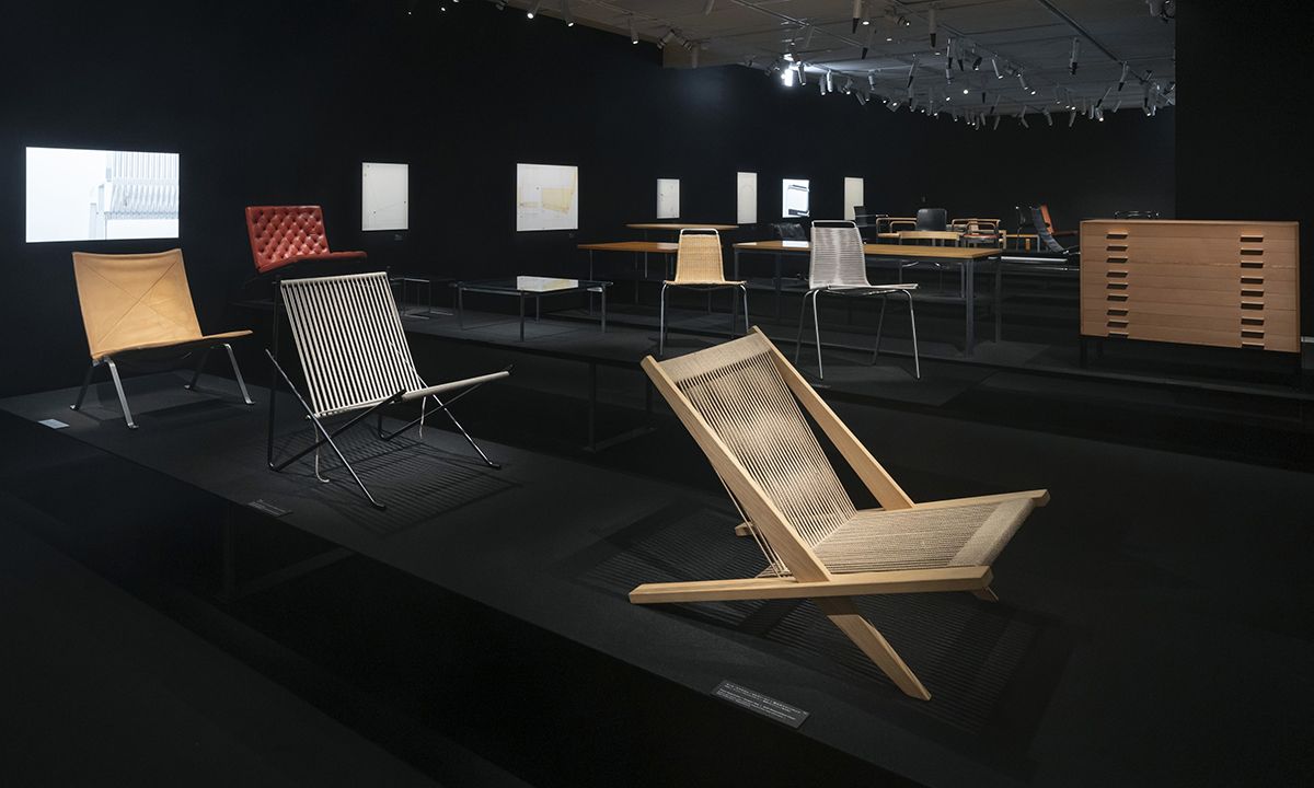 新品未開封　5点コンプリートセット　ポールケアホルム　ポスター Poul Kjaerholmポール ケアホルムのポスター PK24 フレーム付き