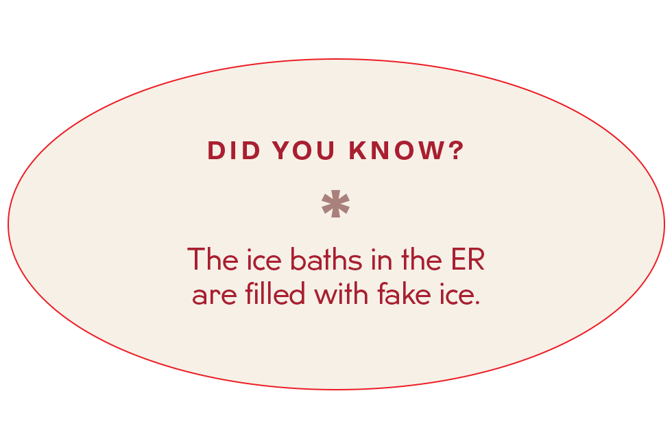fact about ice baths in the er