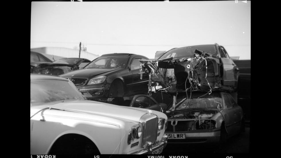 Visiting the Biggest Rolls-Royce and Bentley Junkyard in England