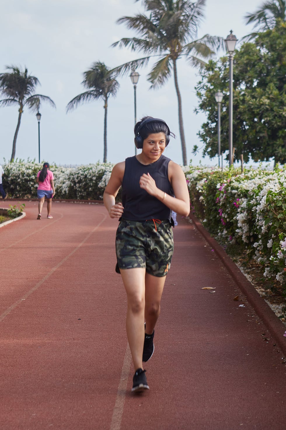 woman running