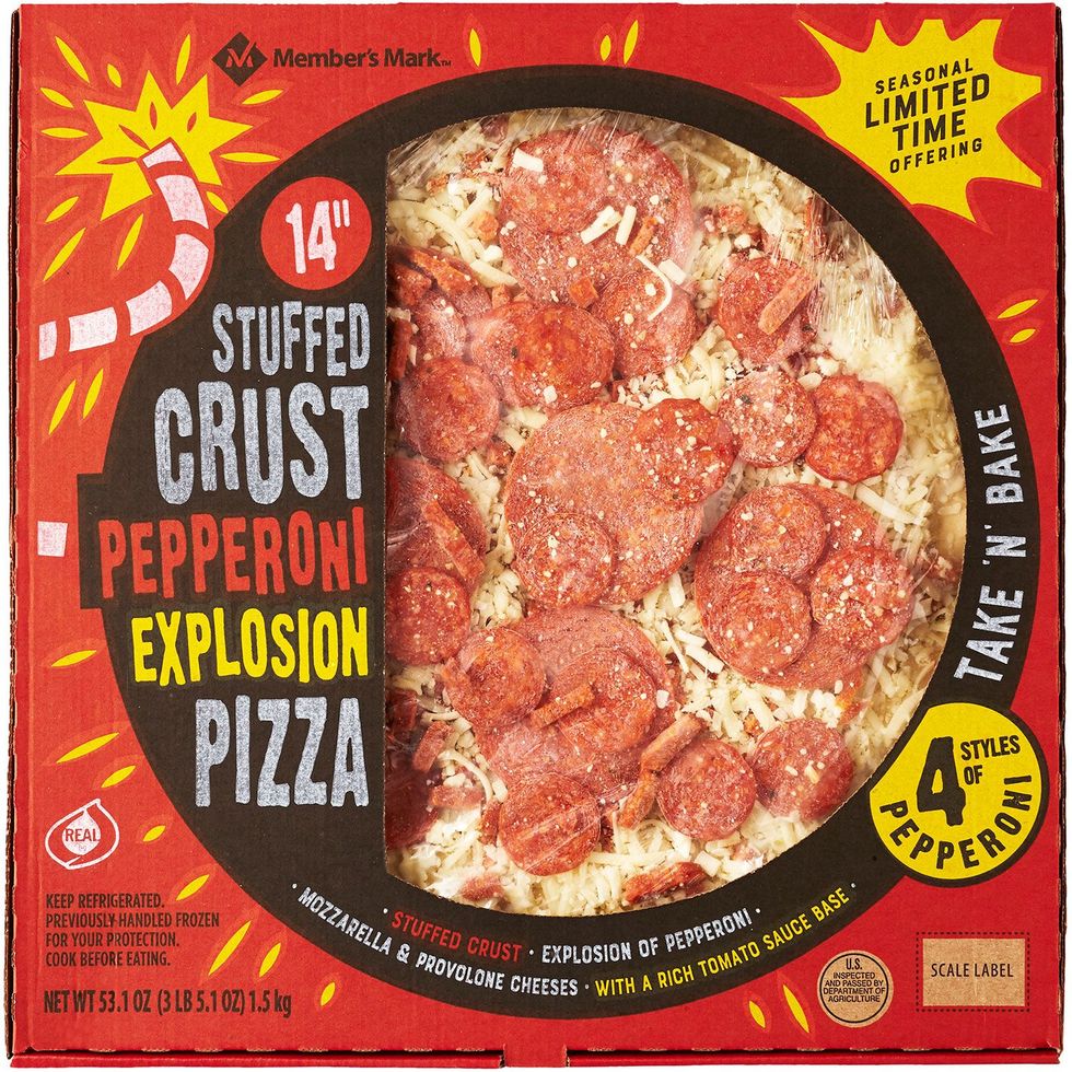 Sam's Club Is Selling A 3-Pound Stuffed Crust Pepperoni Pizza - Sam's Club  Products Spring 2019