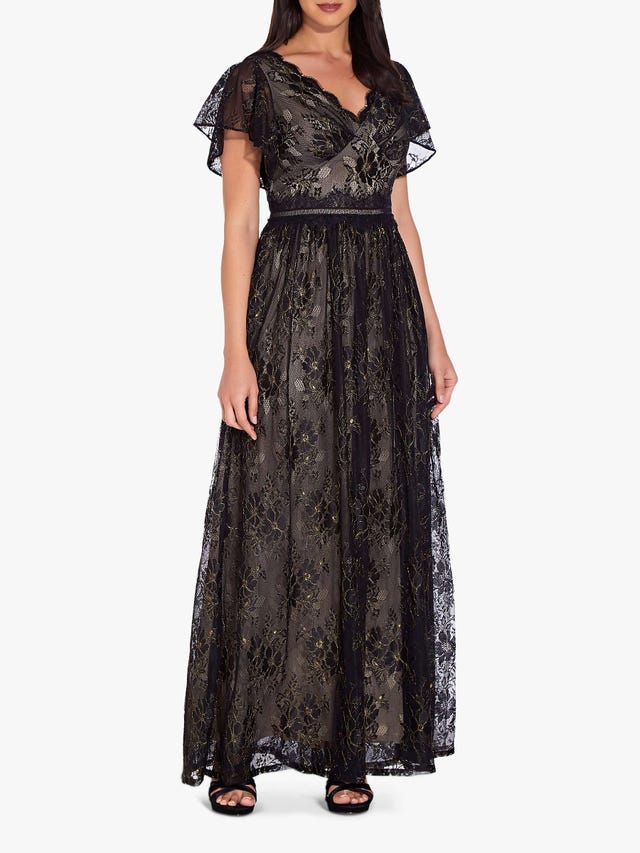 black lace dress