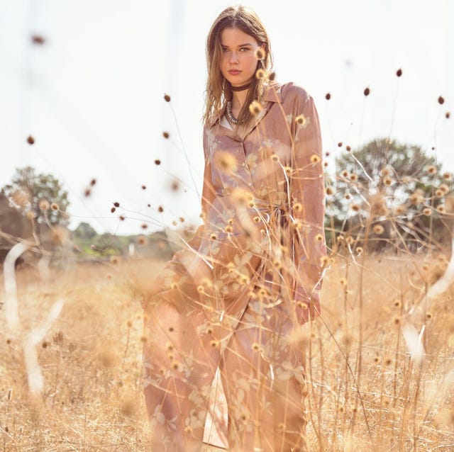 a person standing in a field