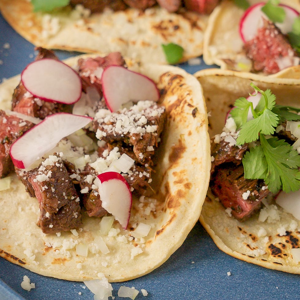 carne asada tacos