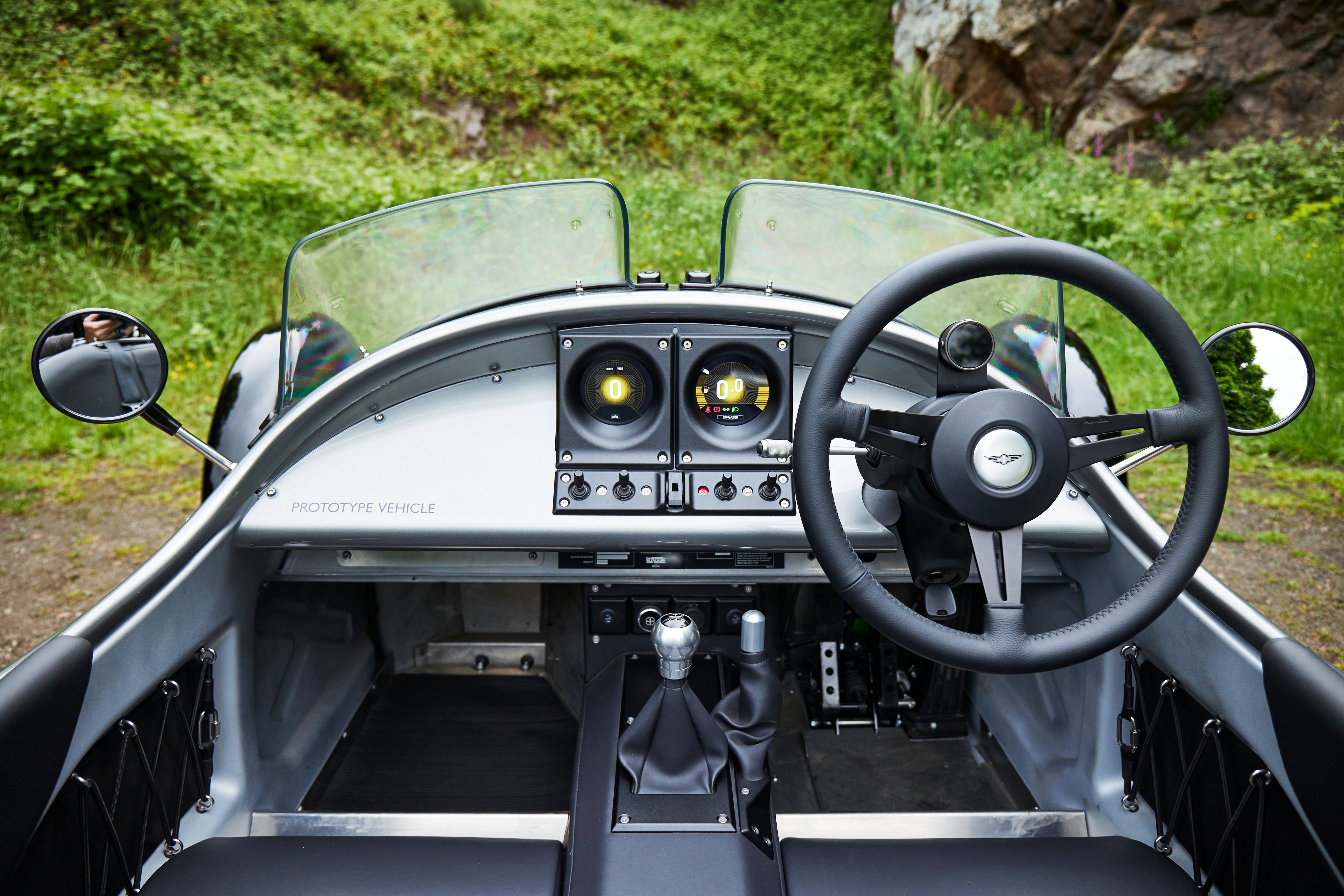 Morgan's New Electric Three-Wheeler Only Weighs 1,540 Pounds