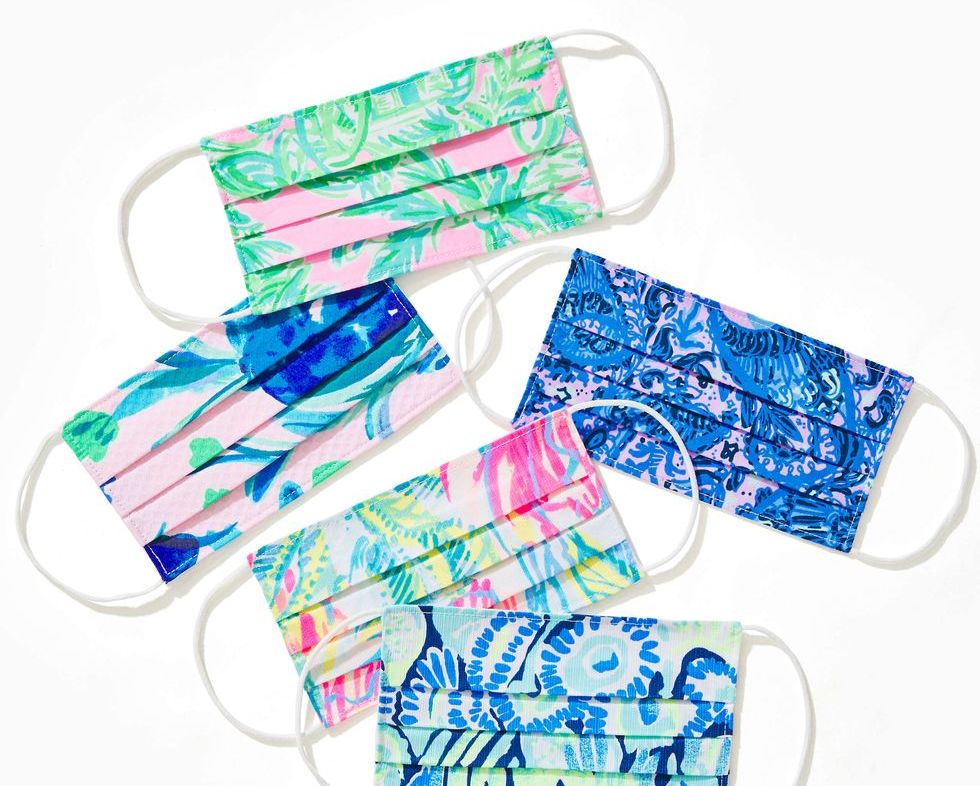 lilly pulitzer face masks