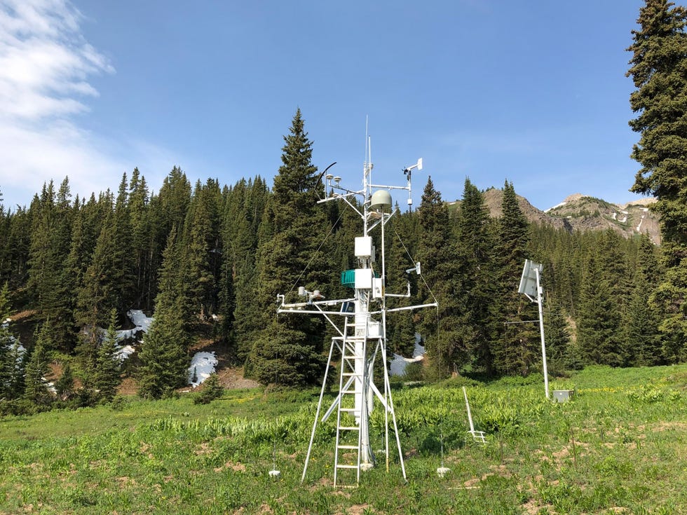 Deze zeldzame instrumenten tot voor kort waren er in Colorado slechts drie in gebruik meten de invallende en weerkaatste zonnestraling