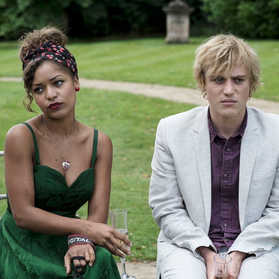 Scrotal Recall l r evie antonia thomas, dylan johnny flynn, luke daniel ings