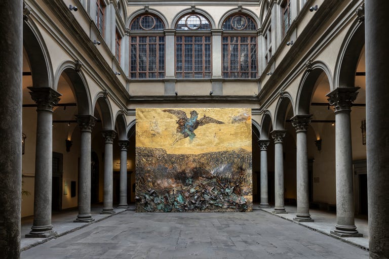 Gli Angeli Caduti di Anselm Kiefer﻿ a Palazzo Strozzi | Elle Decor