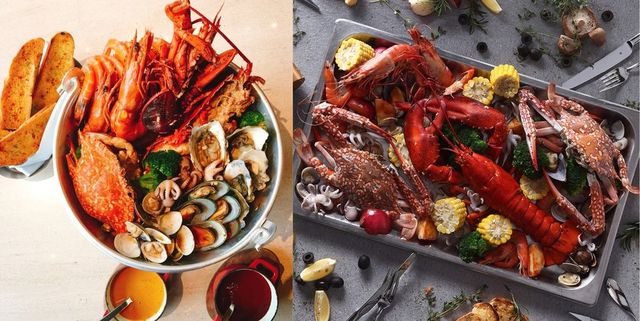 Dish, Cuisine, Food, Seafood, Lobster, Spiny lobster, Crab boil, Ingredient, Seafood boil, Meal, 