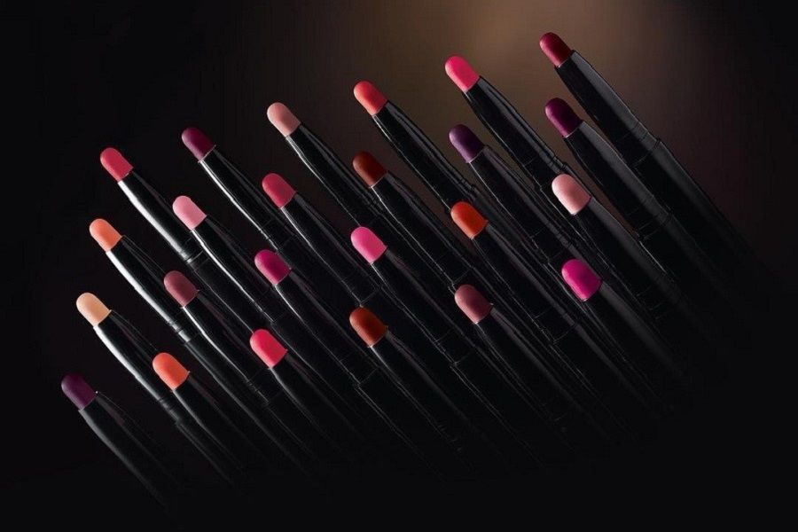 Cosmetics, Pink, Red, Lipstick, Beauty, Light, Brush, Lip, Magenta, Material property, 
