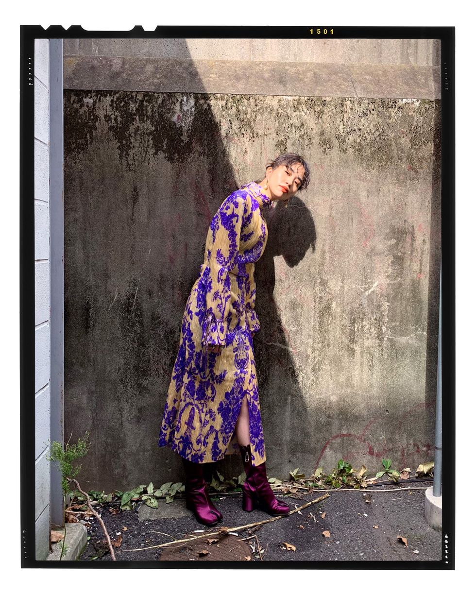 Purple, Violet, Fashion, Stock photography, Photography, Dress, Plant, Pattern, Door, Window, 