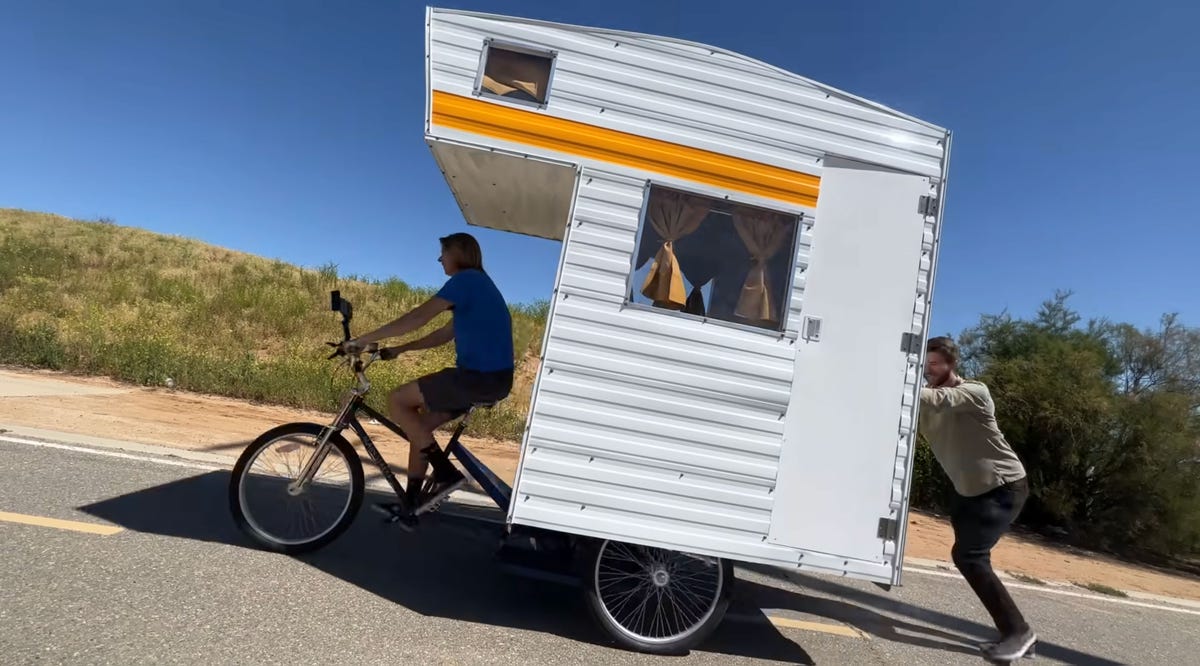 Bike glamping, what’s that?!