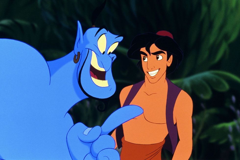 De stem die Robin Williams in de tekenfilmversie Aladdin 1992 aan de djinn gaf is legendarisch