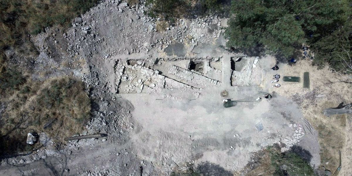 Archeologische opgravingen op de plek waar mogelijk de stad Julias Bethsada heeft gelegen de geboorteplaats van drie van Jezus apostelen aan de oever van het Meer van Kinneret Meer van Galilea