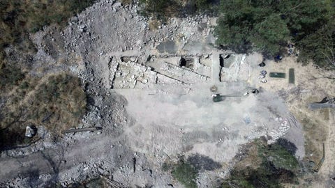 Archeologische opgravingen op de plek waar mogelijk de stad Julias Bethsada heeft gelegen de geboorteplaats van drie van Jezus apostelen aan de oever van het Meer van Kinneret Meer van Galilea