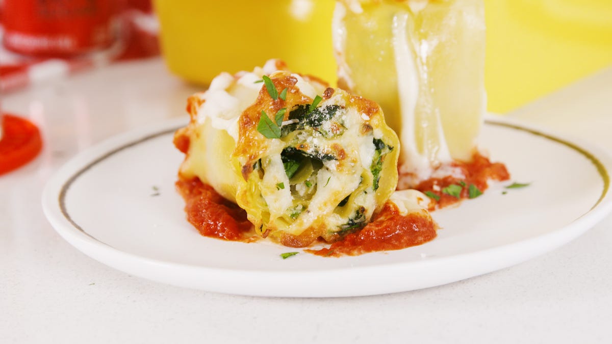 preview for Cheesy, Veggie-Packed Lasagna Florets Lighten Up Pasta Night