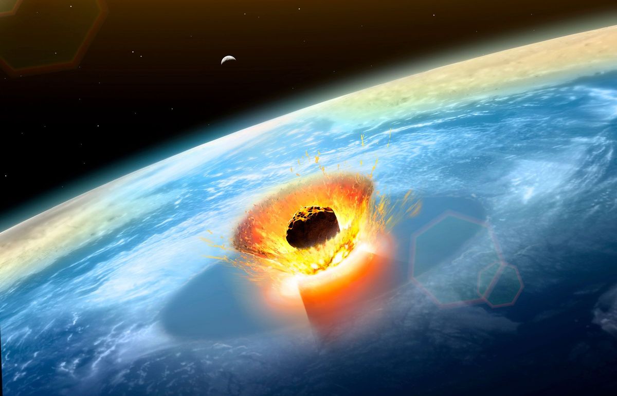 Een enorme meteoor die 66 miljoen jaar geleden op het schiereiland Yucatn insloeg is de meest waarschijnlijke oorzaak van de ondergang van de dinosaurirs