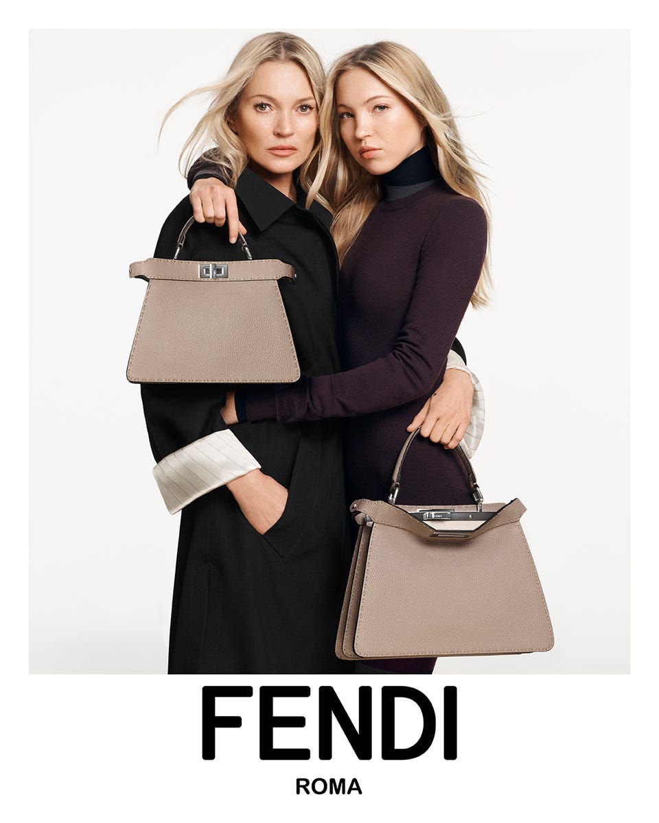 Kate Moss and daughter Lila Grace star in Fendi campaign