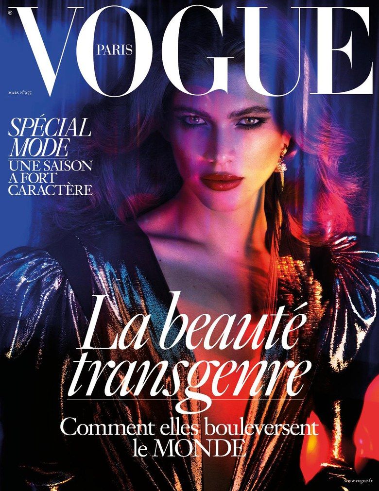 French Vogue Puts Transgender Model Valentina Sampaio on March Cover