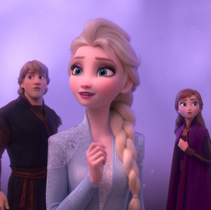 frozen 2   in walt disney animation studios’ “frozen 2, elsa, anna, kristoff, olaf and sven journey far beyond the gates of arendelle in search of answers featuring the voices of idina menzel, kristen bell, jonathan groff and josh gad, “frozen 2” opens in us theaters november 22 © 2019 disney all rights reserved