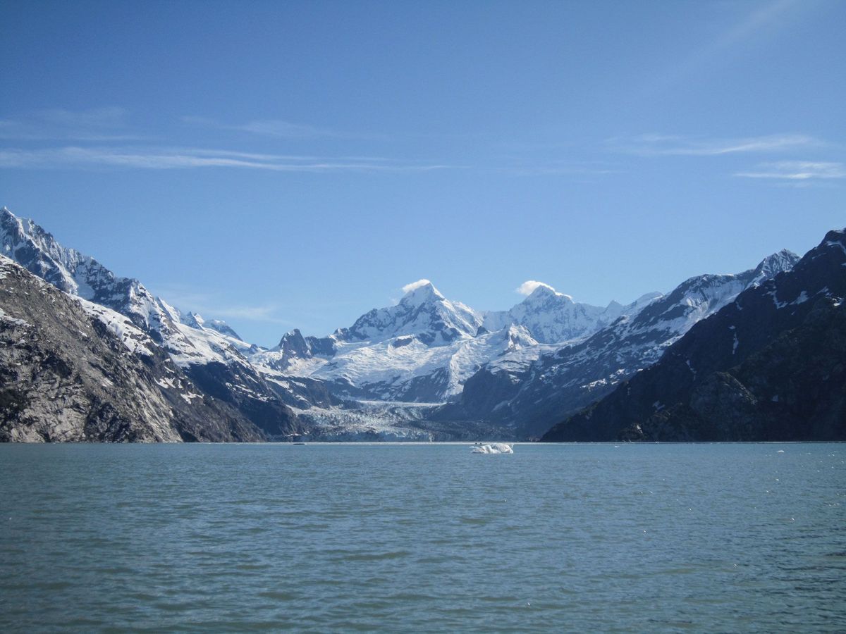 Dit fjord werd volledig gevuld door de John Hopkins Glacier toen een wetenschapper het gebied aan het begin van de vorige eeuw begon te bestuderen Inmiddels is er veel meer open water