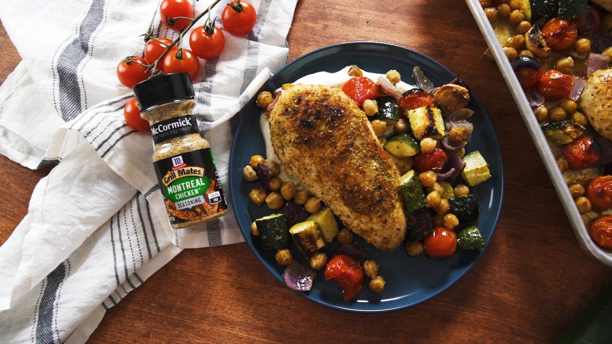 preview for Sheet Pan Chicken & Chickpeas IS What’s For Dinner Tonight
