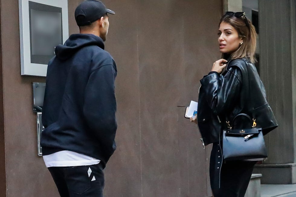 Achraf Hakimi, Hiba Abouk, Hiba Abouk y Achraf Hakimi, Hiba Abouk y Achraf Hakimi acuden a una revisión ginecológica, Hiba Abouk y Achraf Hakimi presumen de embarazo por las calles de Madrid