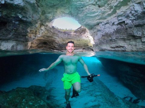 Fun, Water, Vacation, Freediving, Recreation, Formation, Underwater, Leisure, Sea cave, Cave, 