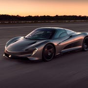 2020 mclaren speedtail front view