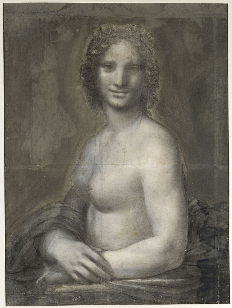 De Monna Vanna of naakte Mona Lisa wordt bestudeerd voor de nieuwe da Vincitentoonstelling in Parijs die gepland staat voor 2019