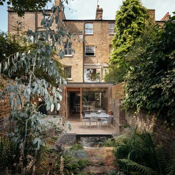 nimtim architects walled garden exterior shot london victorian house back garden modern renovation